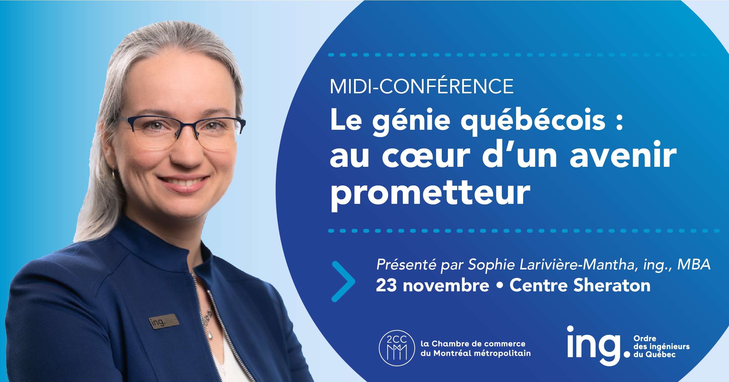 Midi-conférence : le génie québécois au coeur d’un avenir prometteur