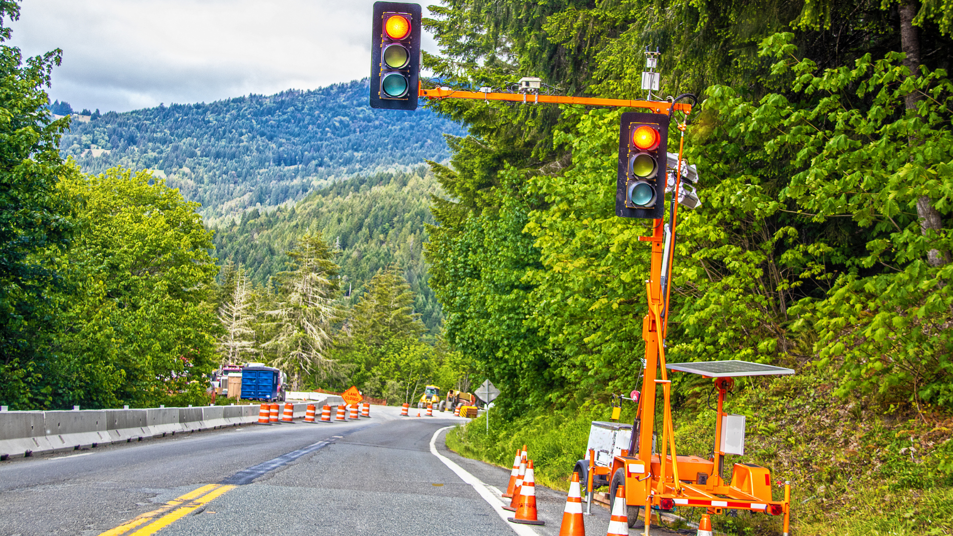 Illustration article signalisation routière / travaux