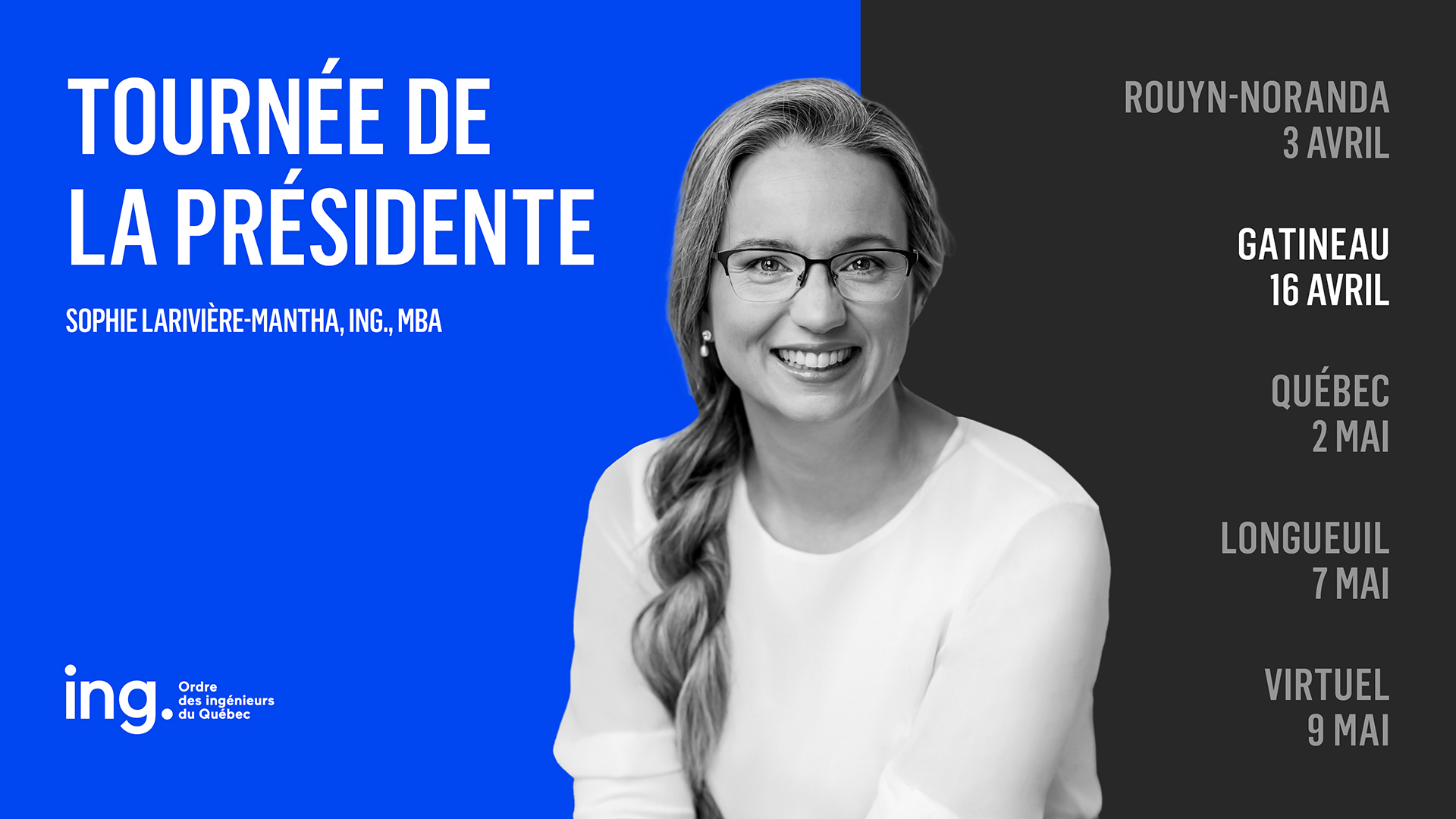 Tournée de la présidente Gatineau | 16 avril 2024