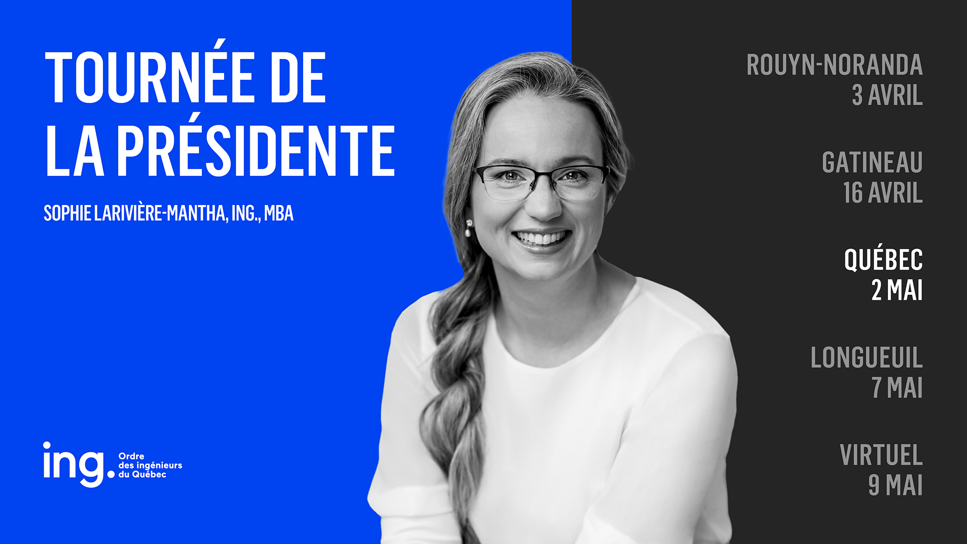 Tournée de la présidente Québec | 2 mai 2024